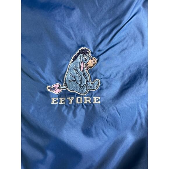 VTG Disney Store Eeyore Unisex Jacket Size XL Winnie The Pooh Lined Hooded - Picture 9 of 11